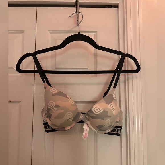 PINK Victoria's Secret Other - PINK Victoria’s Secret Camo Push-Up Bra